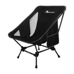 Moonlence Designs Black Chairs Folding